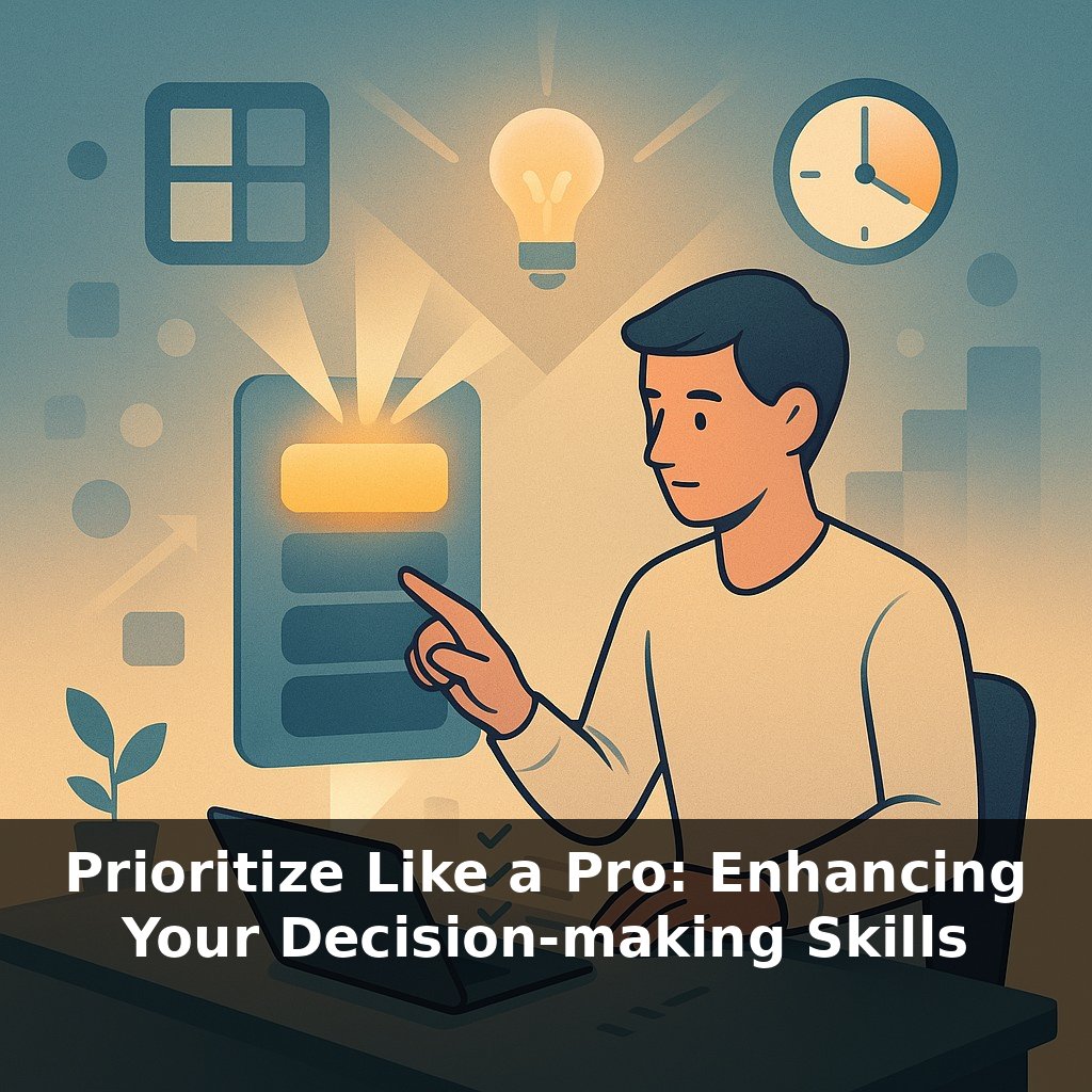 Prioritize Like a Pro: Enhancing Your Decision-making Skills