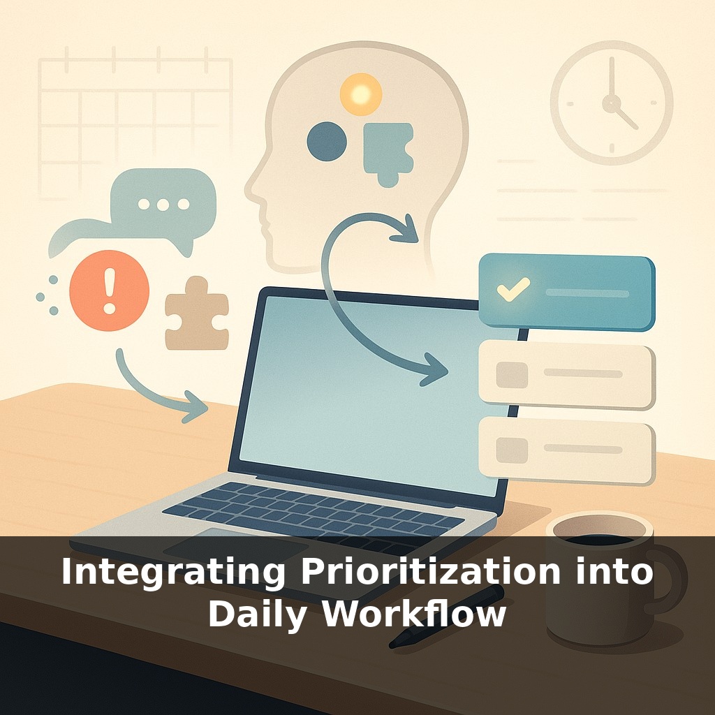 Integrating Prioritization into Daily Workflow