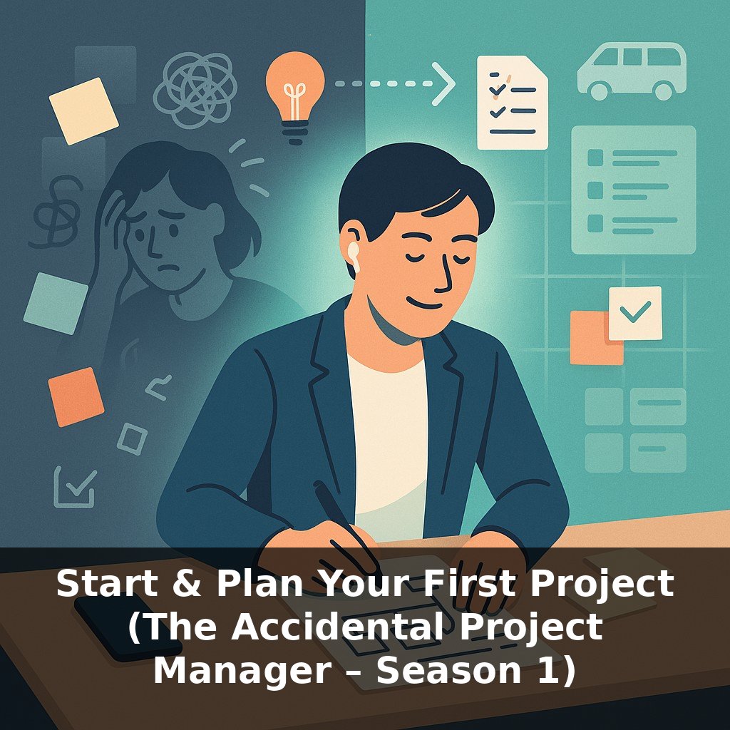 Start & Plan Your First Project (The Accidental Project Manager – Season 1)