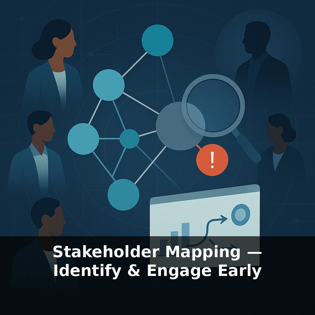 Stakeholder Mapping — Identify & Engage Early