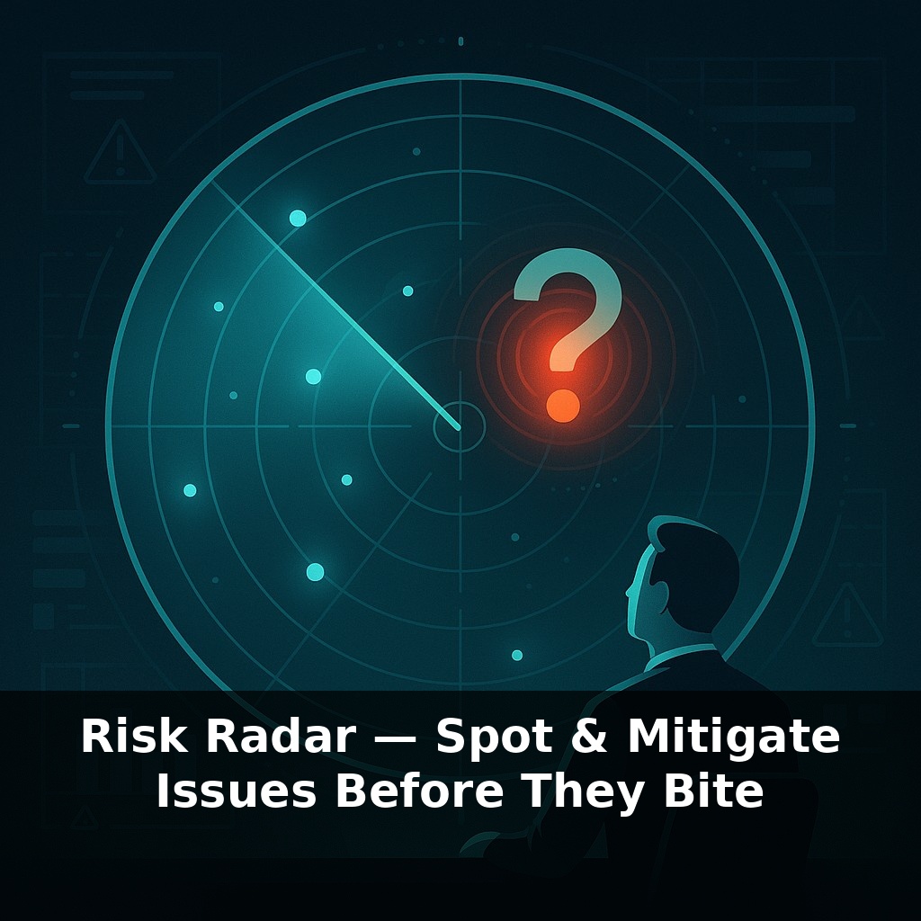 Risk Radar — Spot & Mitigate Issues Before They Bite
