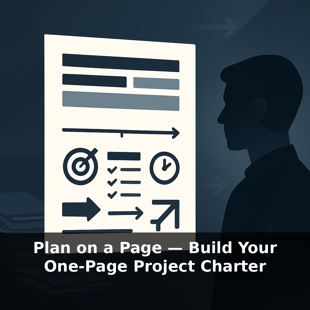 Plan on a Page — Build Your One-Page Project Charter