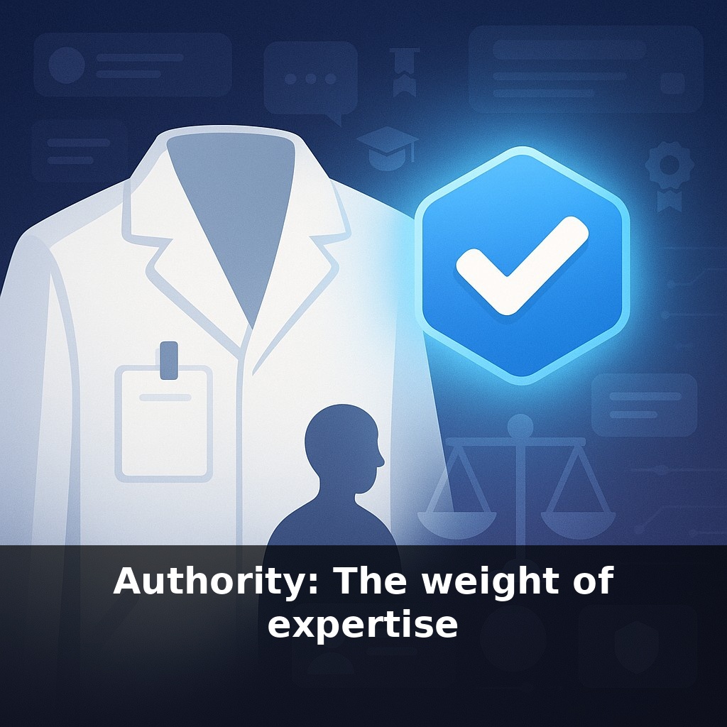 Authority: The weight of expertise