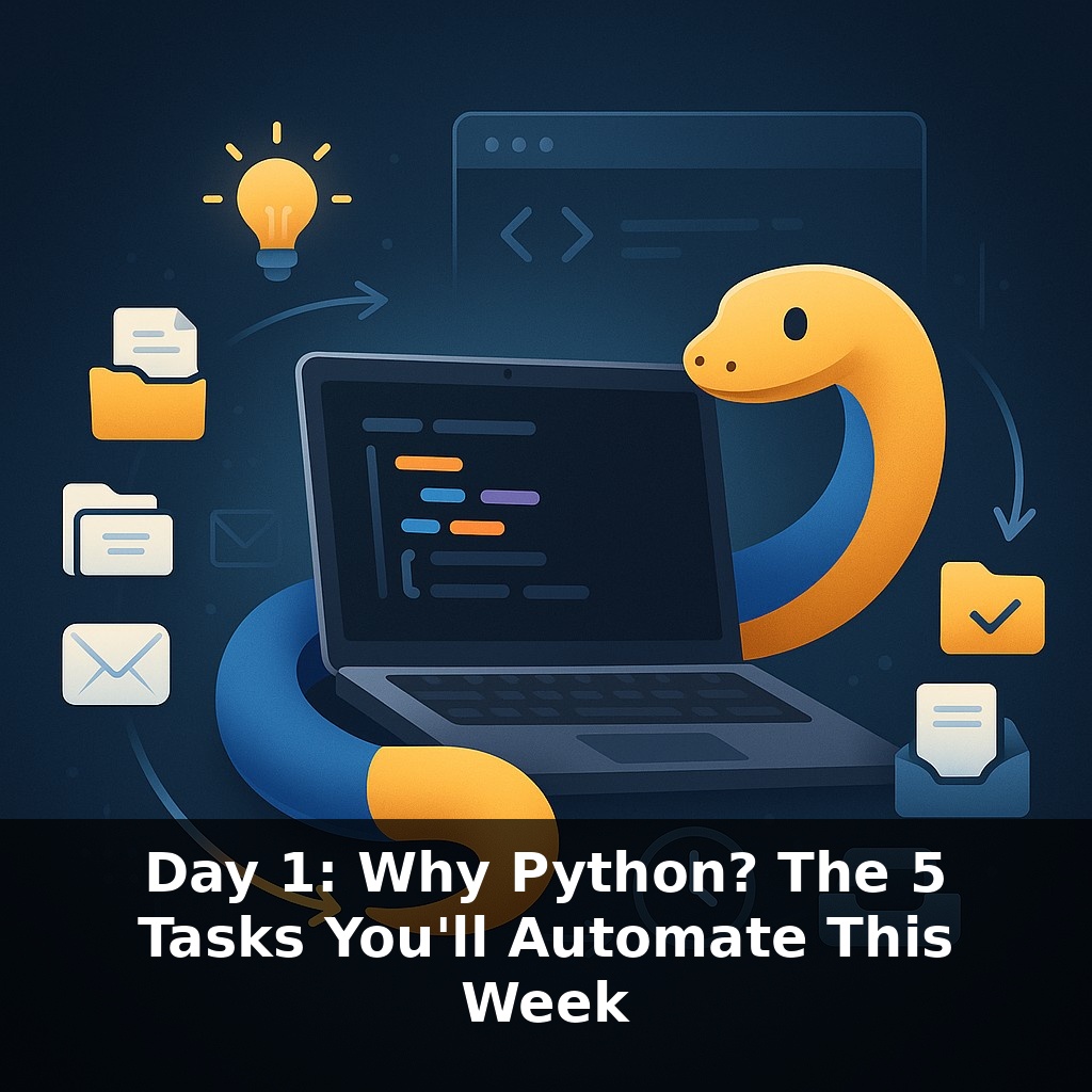 Day 1: Why Python? The 5 Tasks You'll Automate This Week