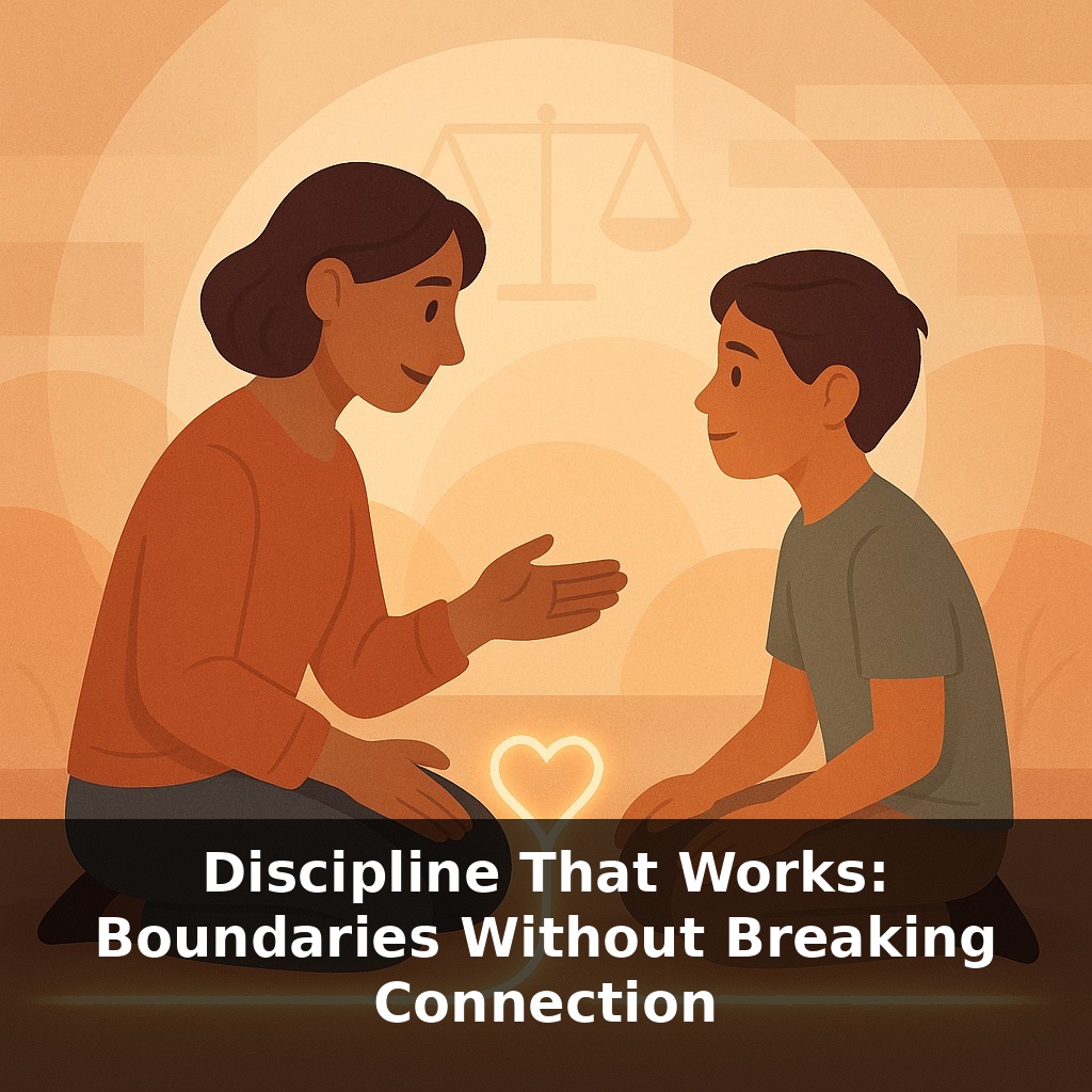 Discipline That Works: Boundaries Without Breaking Connection