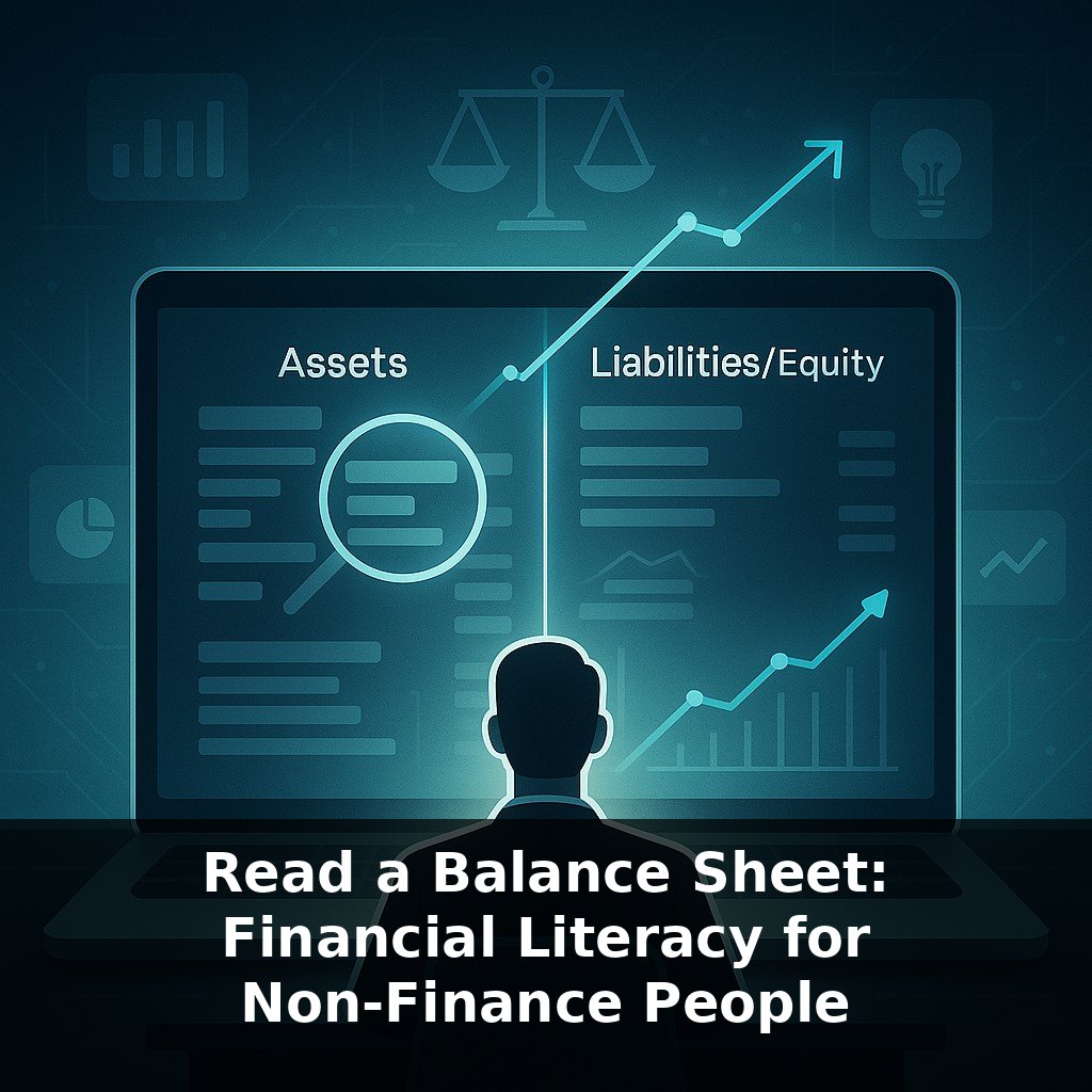 Read a Balance Sheet: Financial Literacy for Non-Finance People