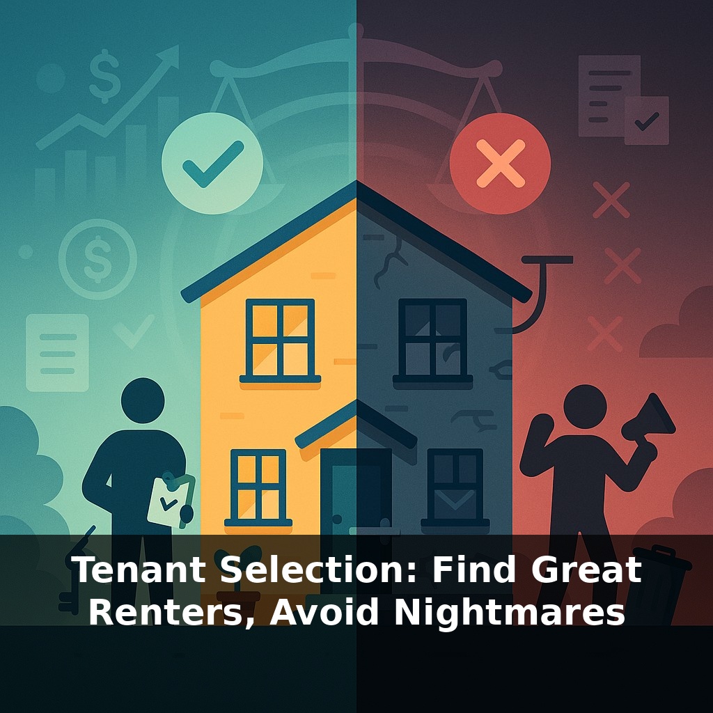 Tenant Selection: Find Great Renters, Avoid Nightmares