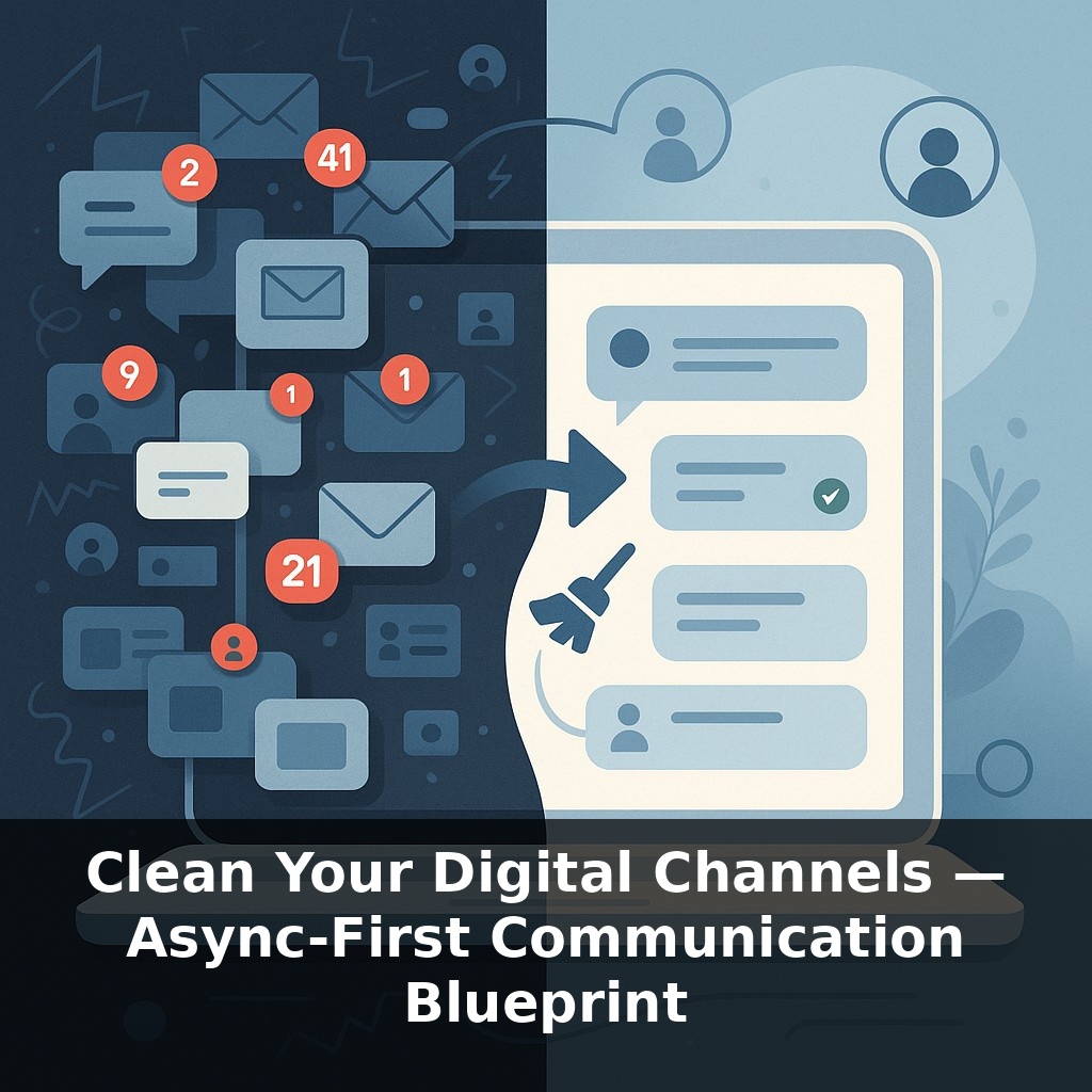 Clean Your Digital Channels — Async-First Communication Blueprint