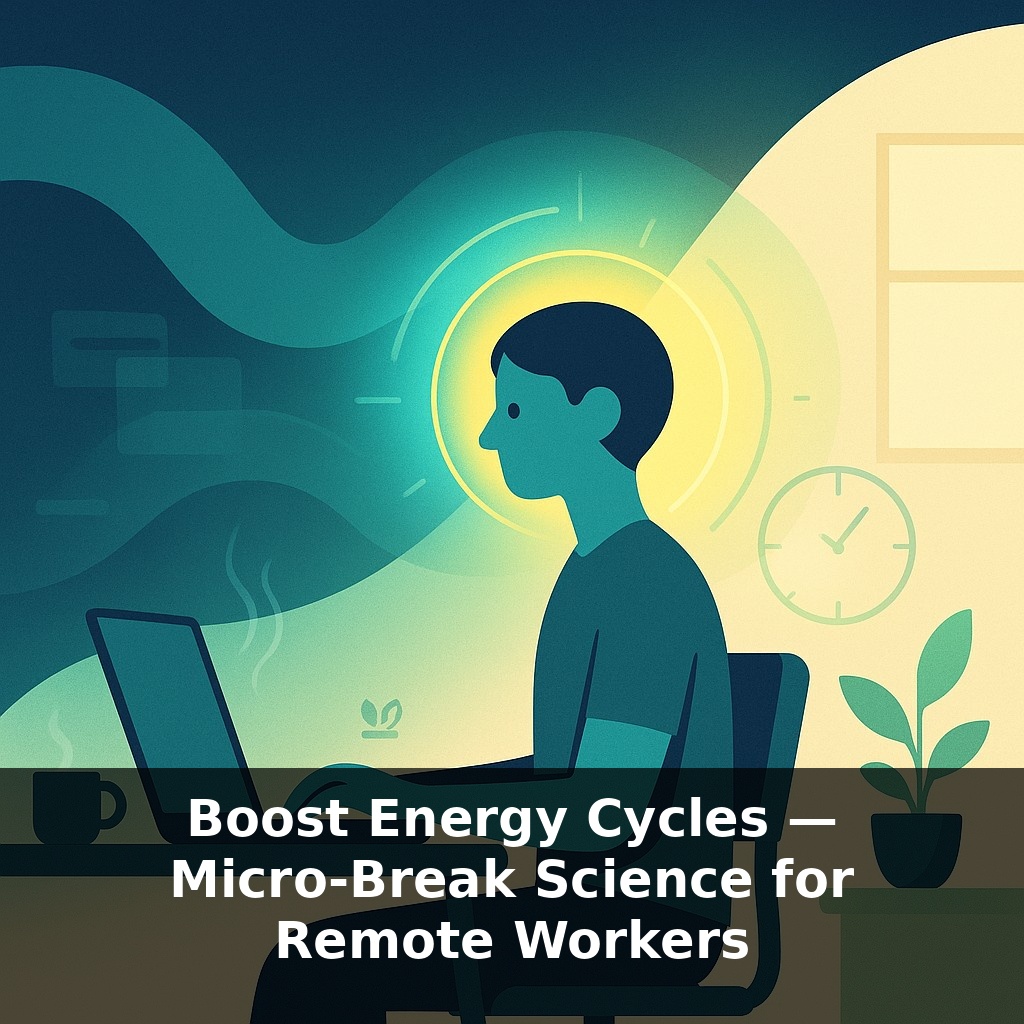 Boost Energy Cycles — Micro-Break Science for Remote Workers