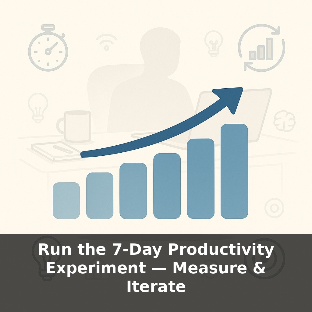 Run the 7-Day Productivity Experiment — Measure & Iterate