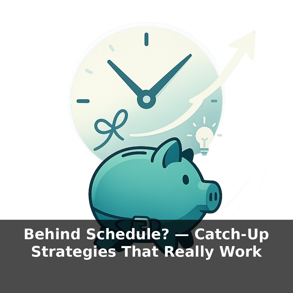 Behind Schedule? — Catch-Up Strategies That Really Work