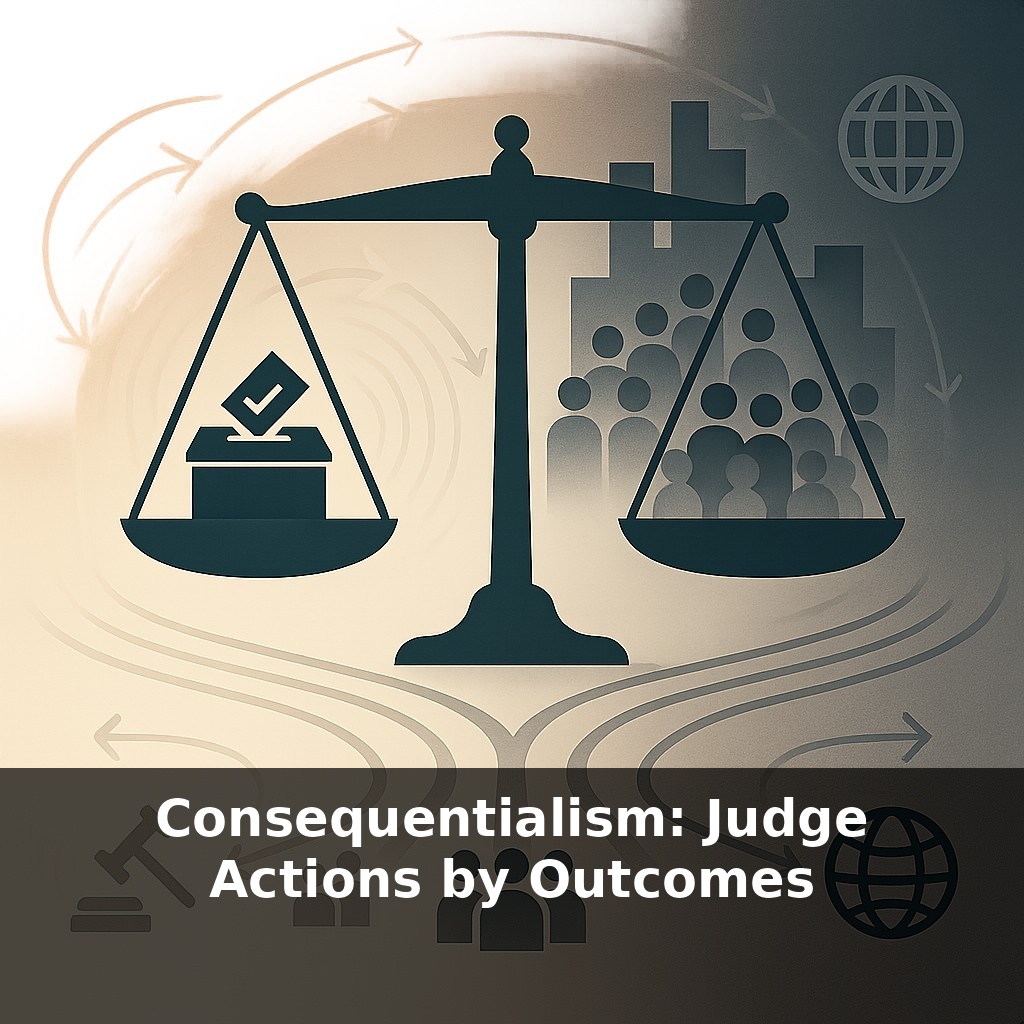 Consequentialism: Judge Actions by Outcomes