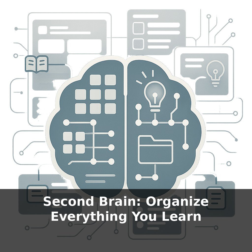 Second Brain: Organize Everything You Learn