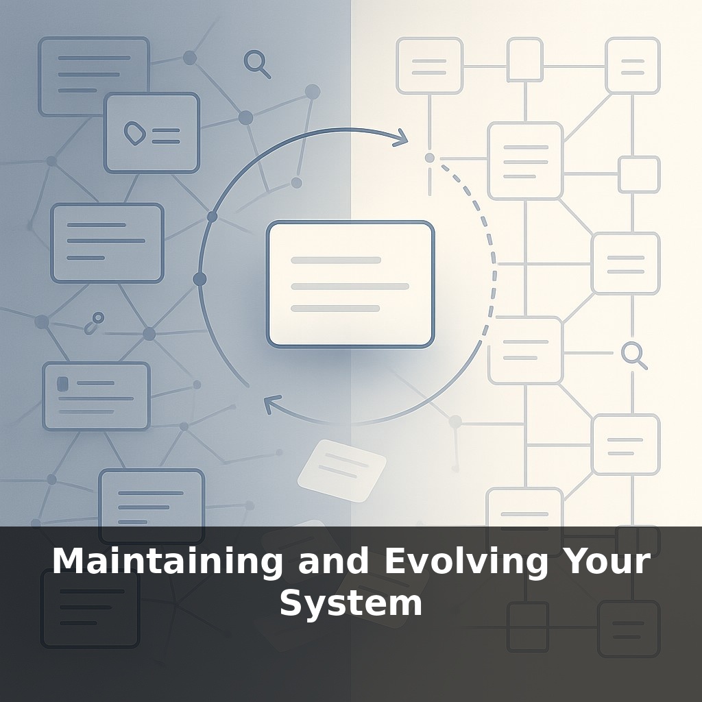 Maintaining and Evolving Your System