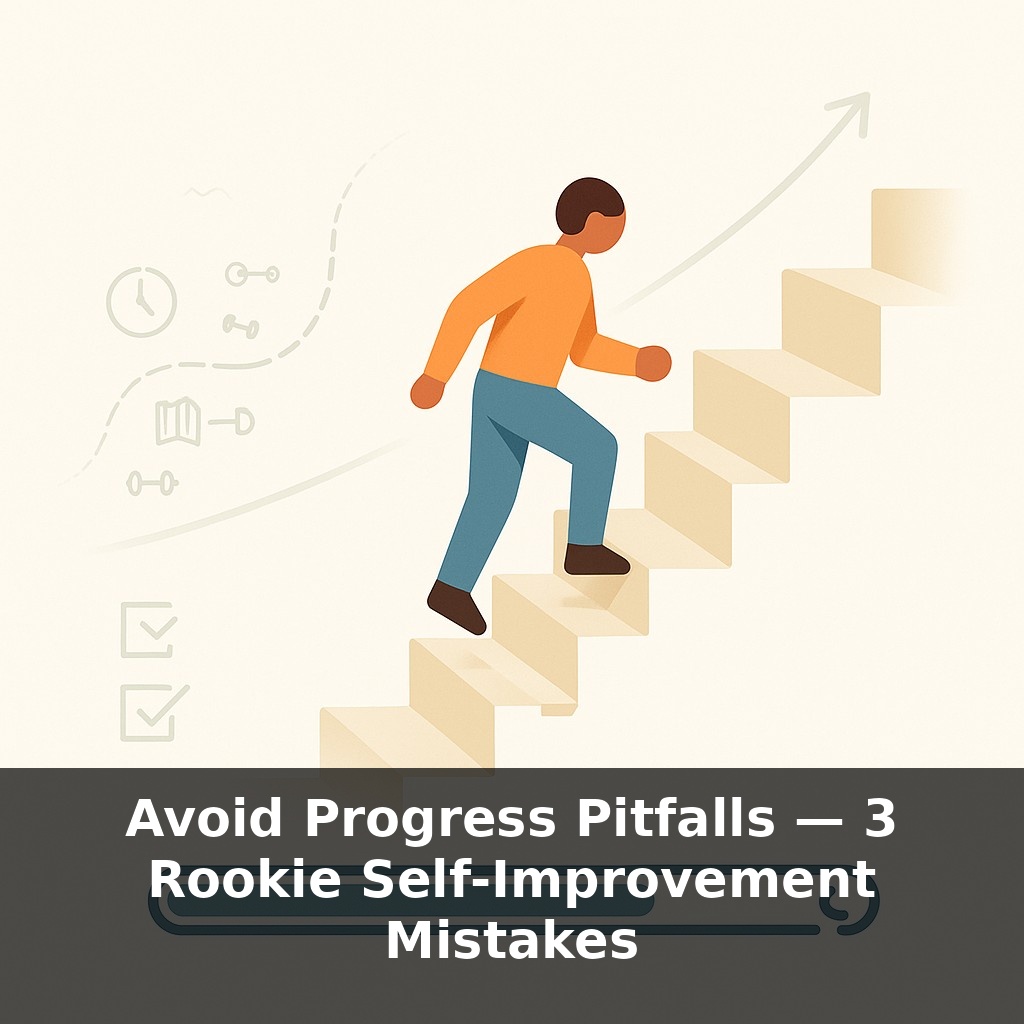 Avoid Progress Pitfalls — 3 Rookie Self-Improvement Mistakes