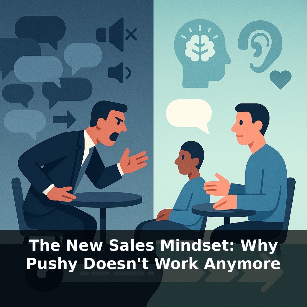The New Sales Mindset: Why Pushy Doesn't Work Anymore