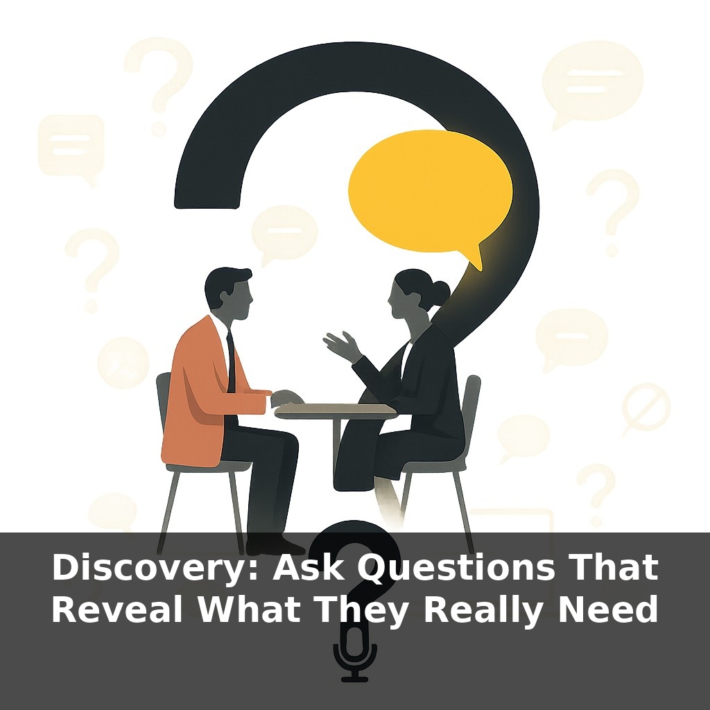 Discovery: Ask Questions That Reveal What They Really Need