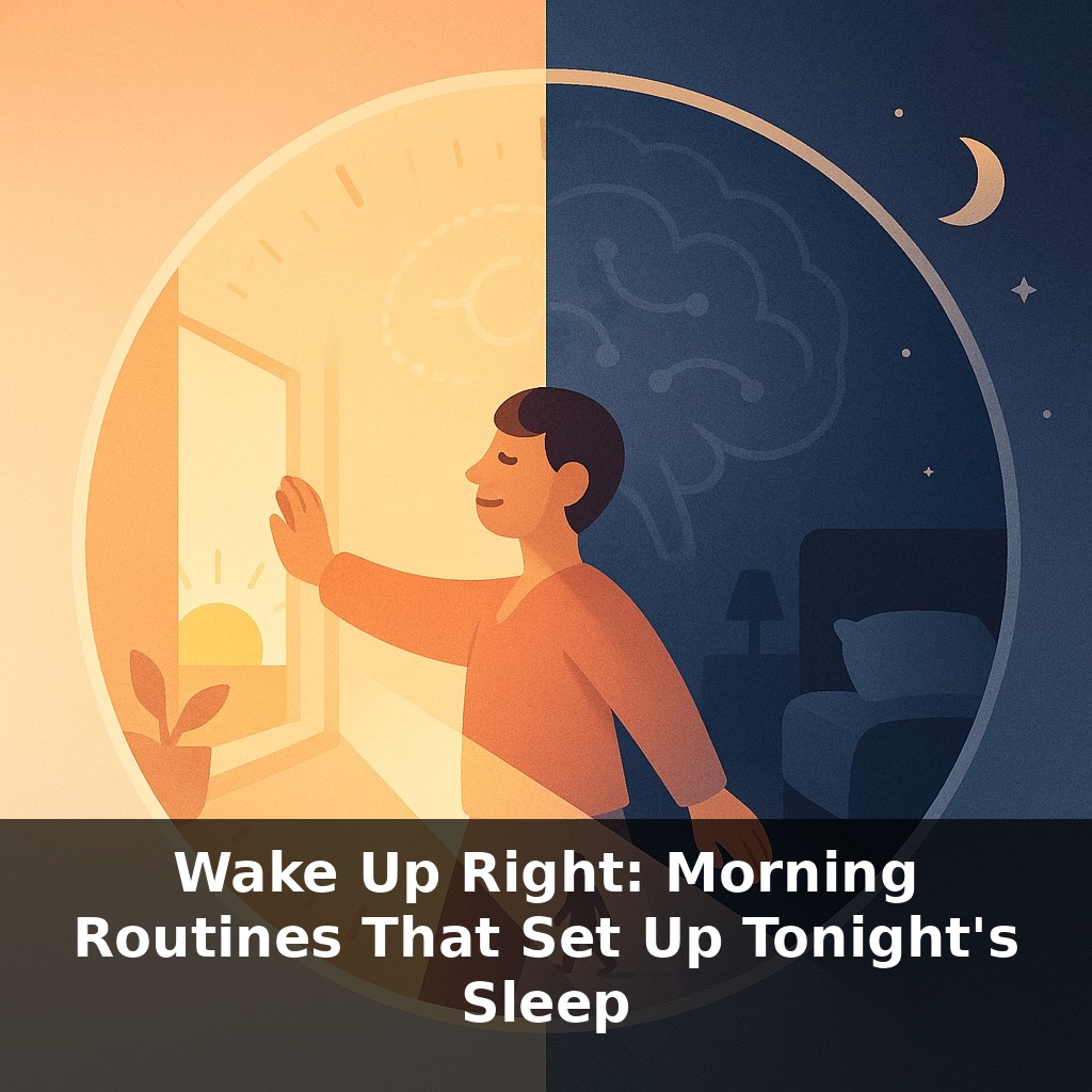 Wake Up Right: Morning Routines That Set Up Tonight's Sleep