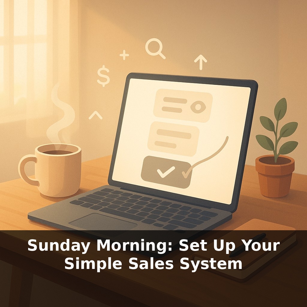 Sunday Morning: Set Up Your Simple Sales System