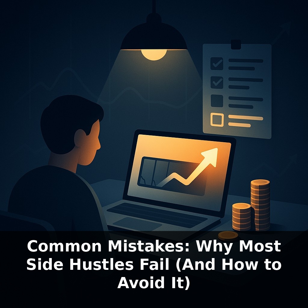 Common Mistakes: Why Most Side Hustles Fail (And How to Avoid It)