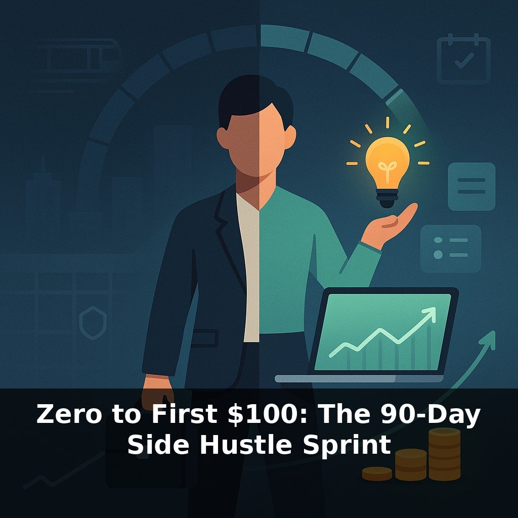 Zero to First $100: The 90-Day Side Hustle Sprint
