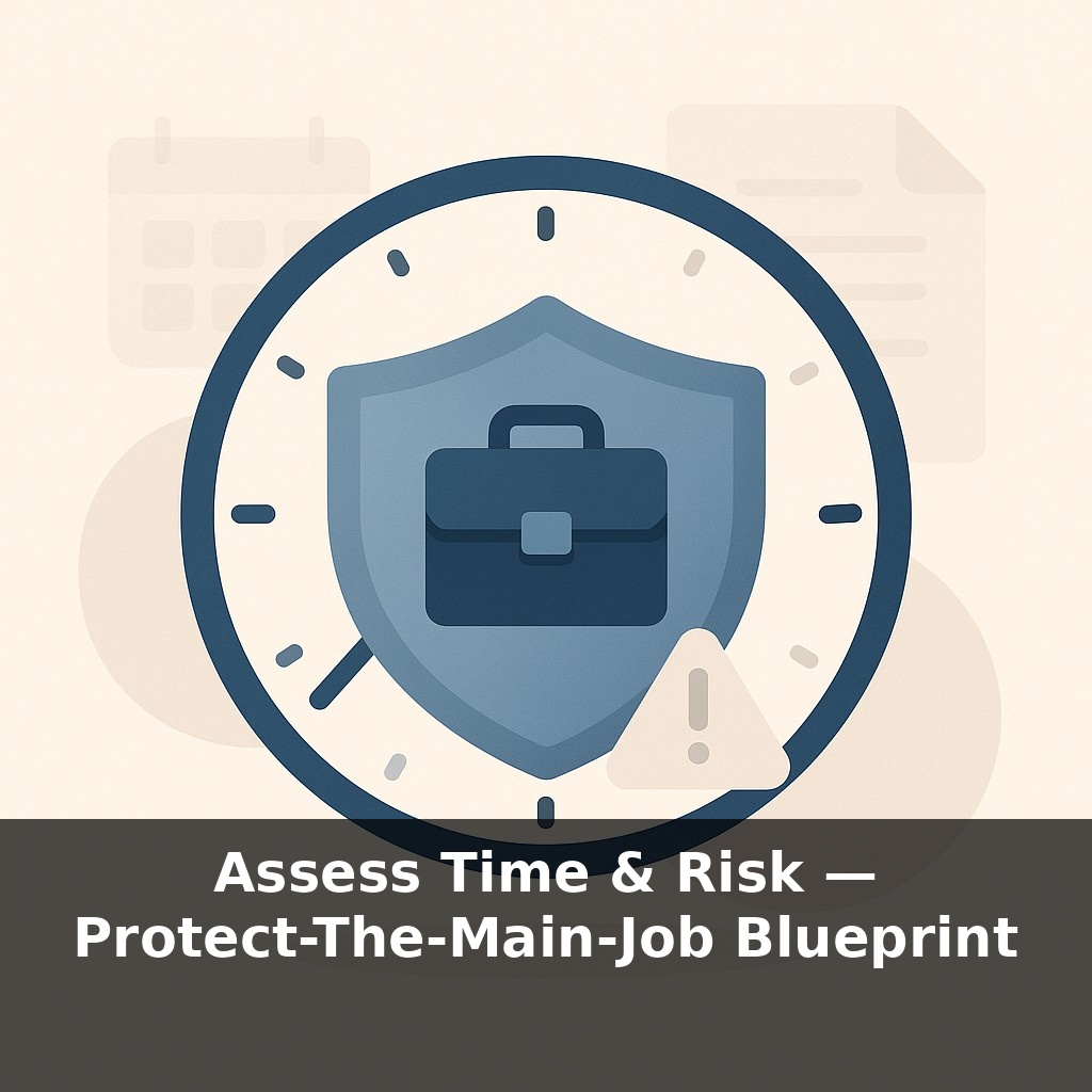 Assess Time & Risk — Protect-The-Main-Job Blueprint