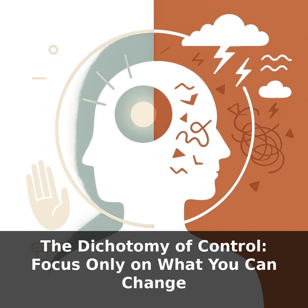 The Dichotomy of Control: Focus Only on What You Can Change