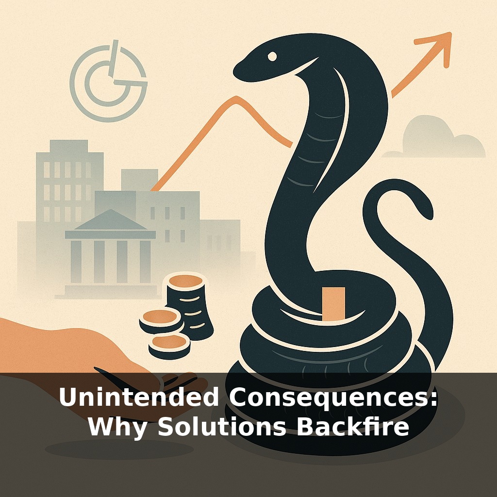 Unintended Consequences: Why Solutions Backfire
