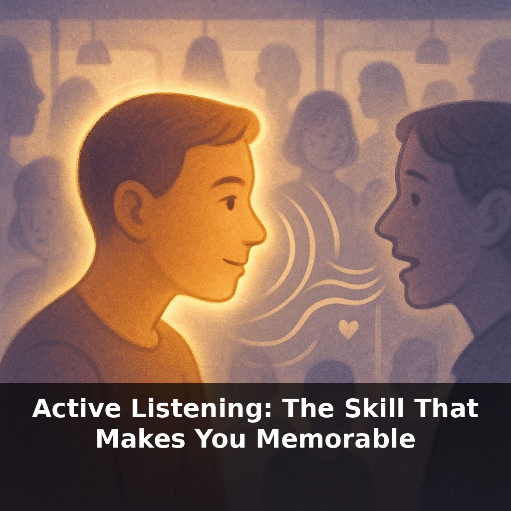 Active Listening: The Skill That Makes You Memorable