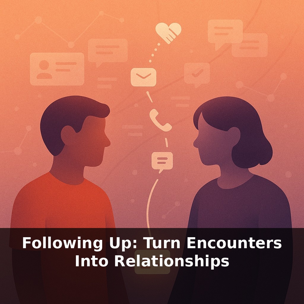 Following Up: Turn Encounters Into Relationships
