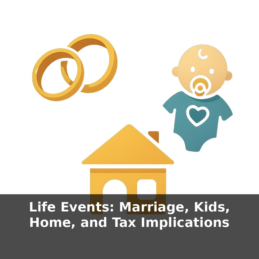 Life Events: Marriage, Kids, Home, and Tax Implications