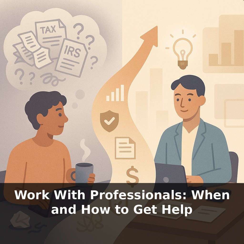 Work With Professionals: When and How to Get Help