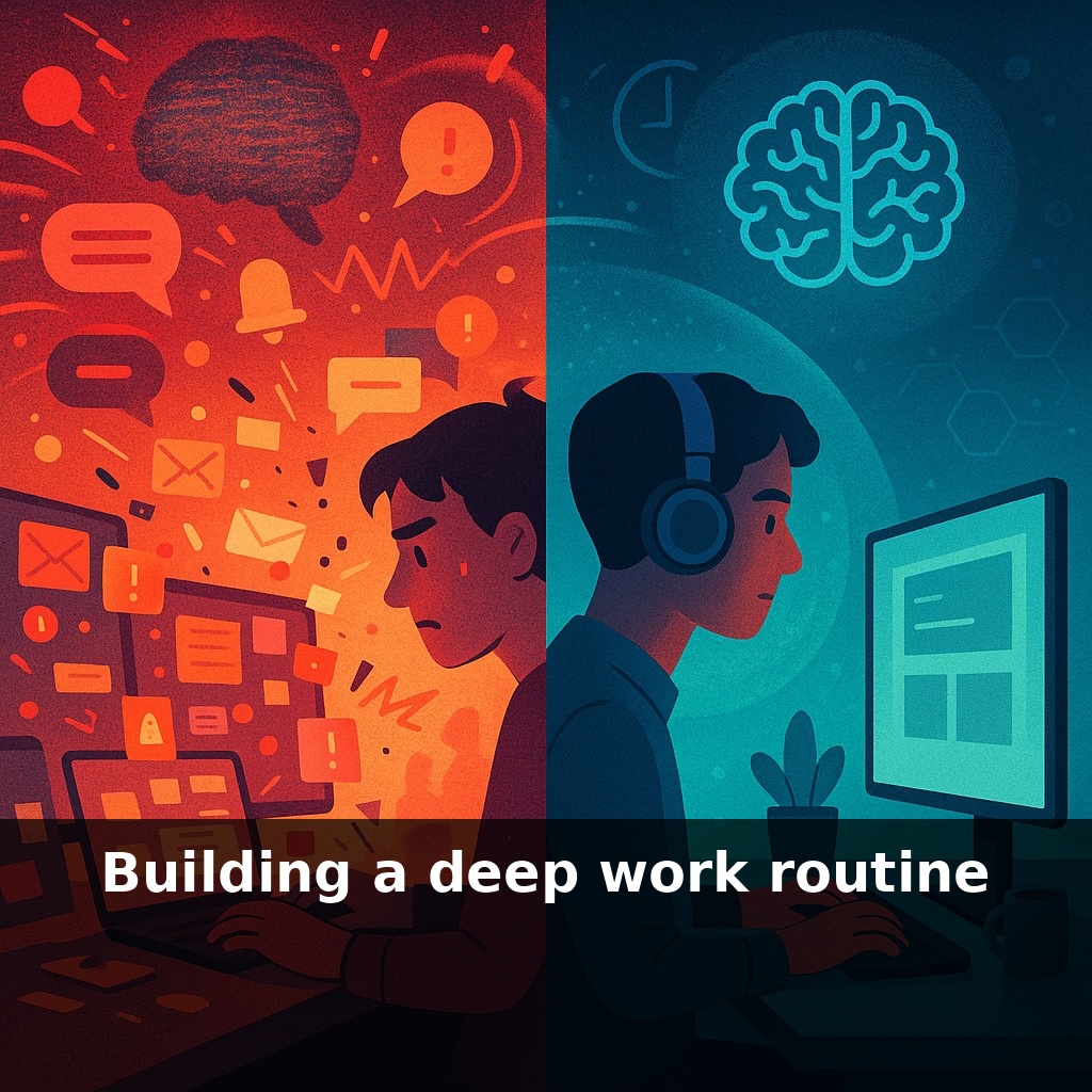 Building a deep work routine