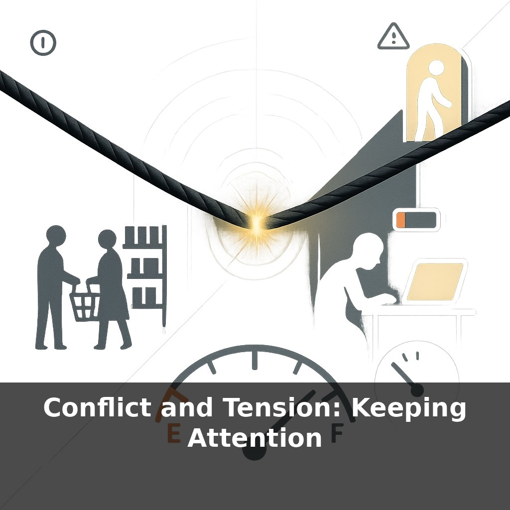 Conflict and Tension: Keeping Attention