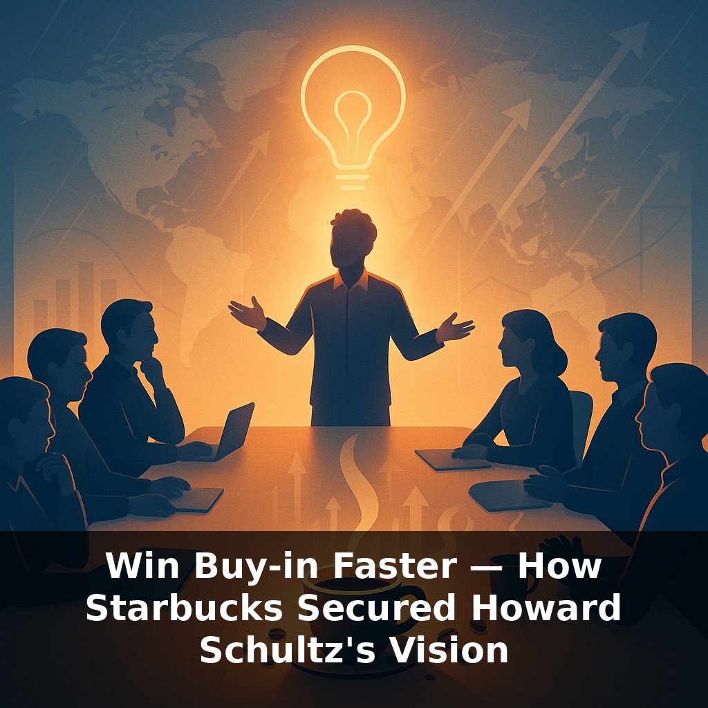 Win Buy-in Faster — How Starbucks Secured Howard Schultz's Vision