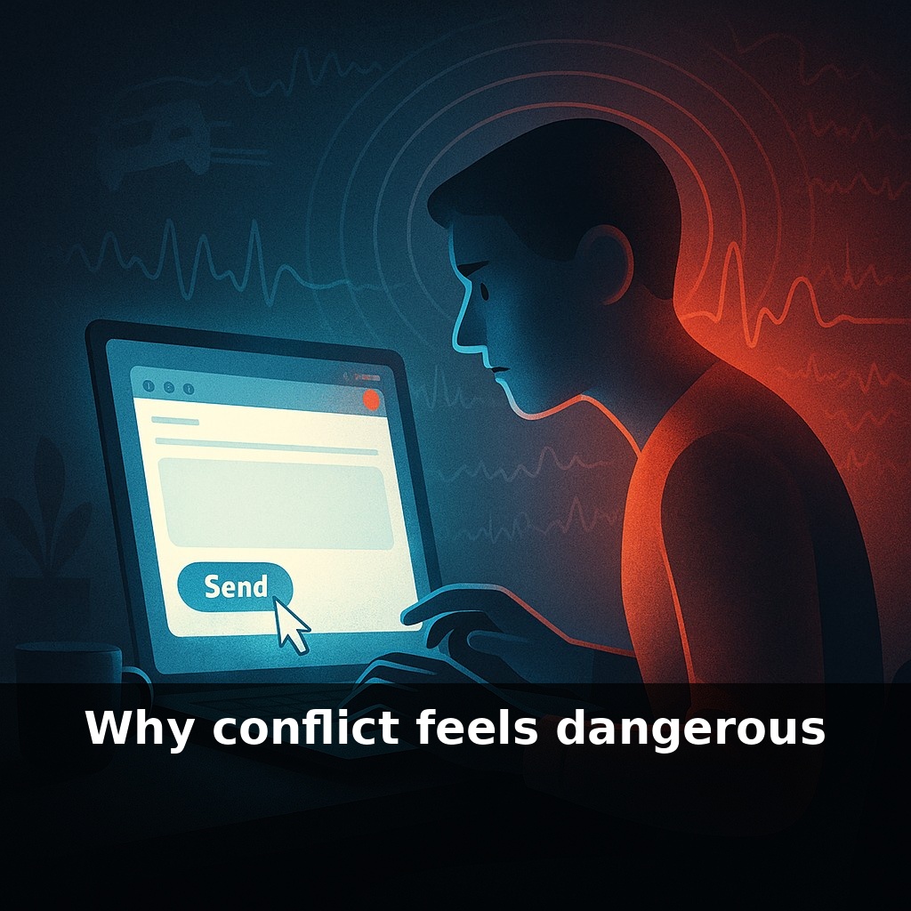 Why conflict feels dangerous