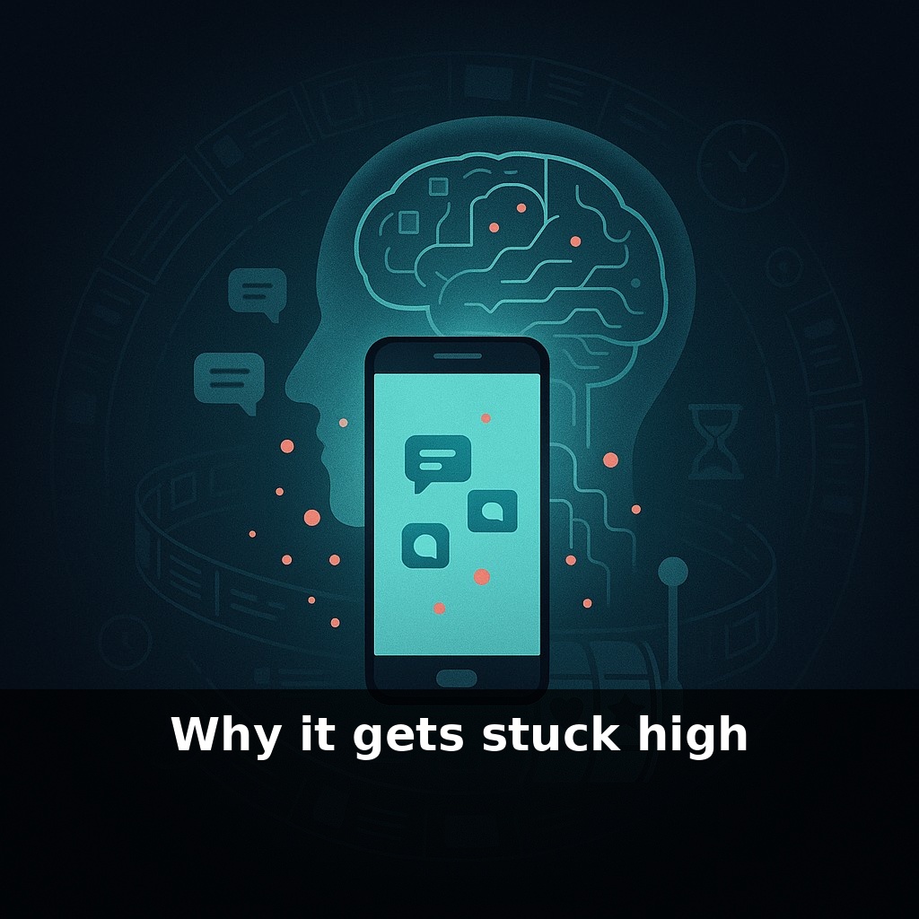 Why it gets stuck high