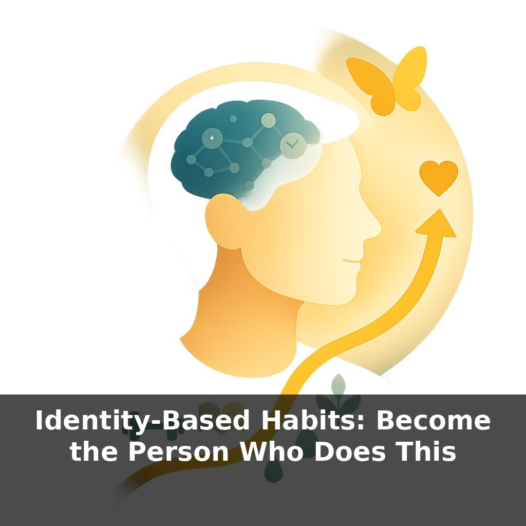 Identity-Based Habits: Become the Person Who Does This