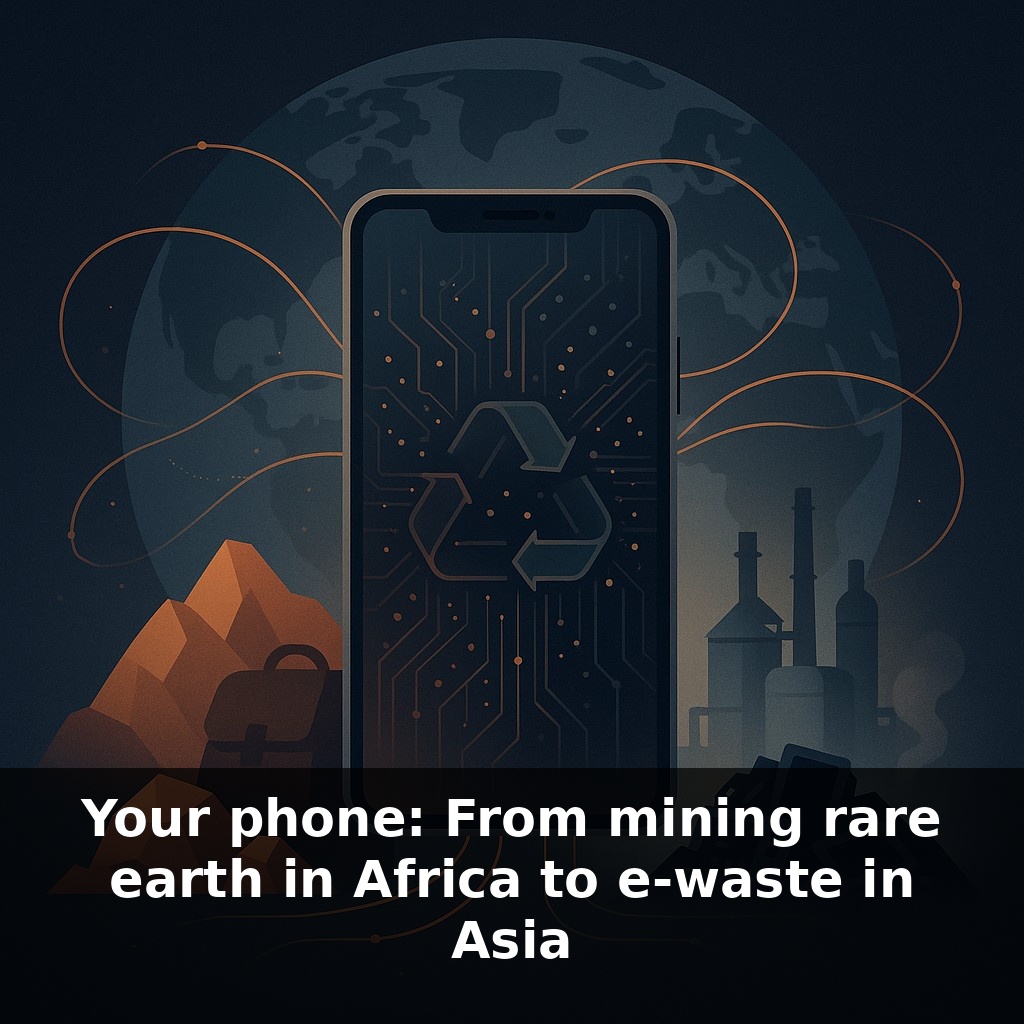 Your phone: From mining rare earth in Africa to e-waste in Asia