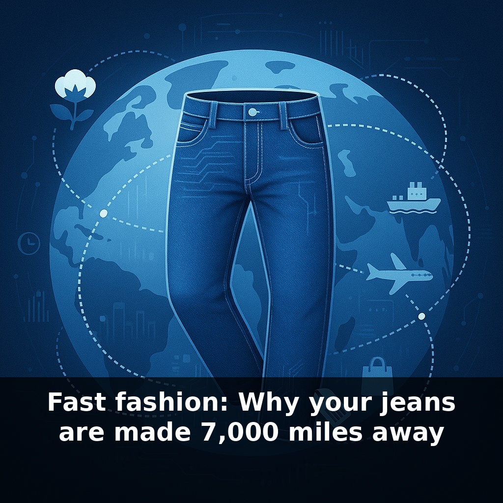 Fast fashion: Why your jeans are made 7,000 miles away