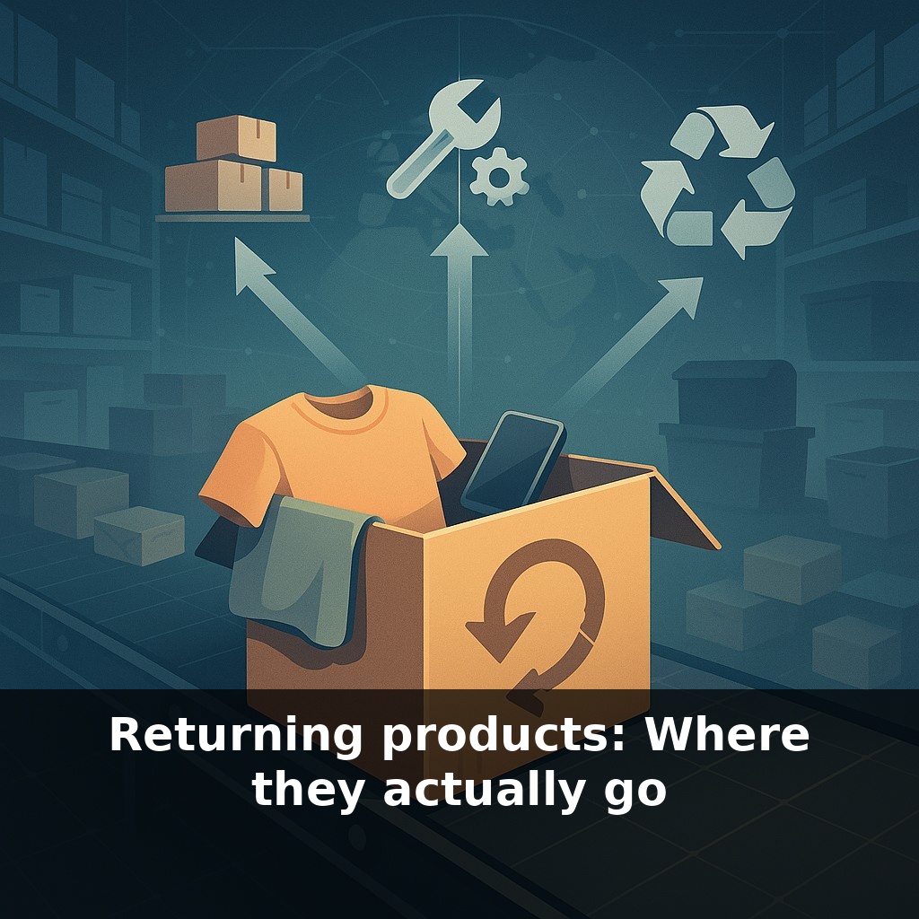 Returning products: Where they actually go