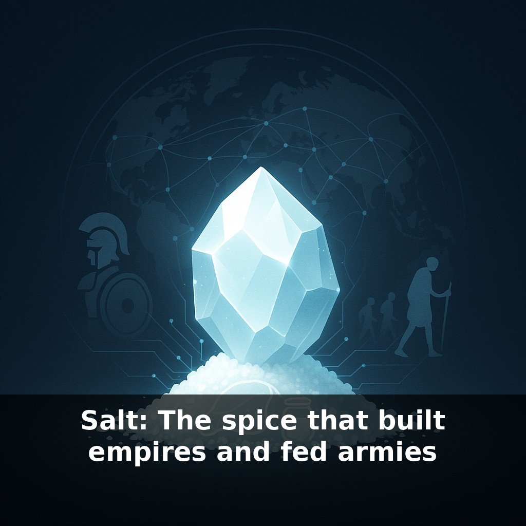 Salt: The spice that built empires and fed armies