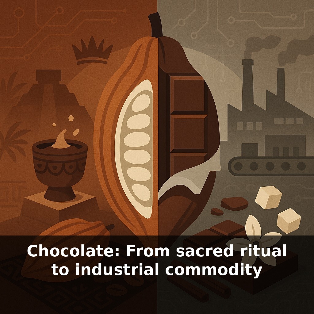 Chocolate: From sacred ritual to industrial commodity