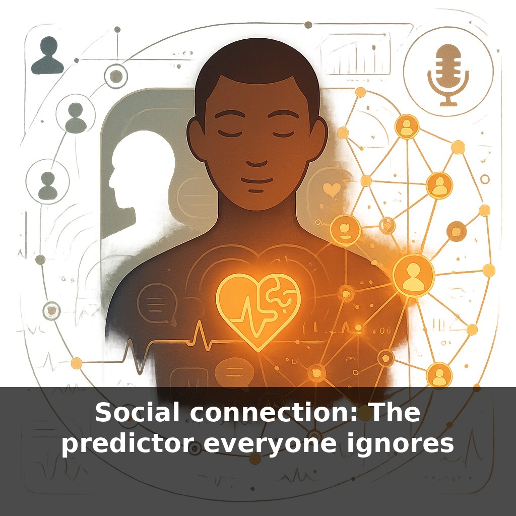 Social connection: The predictor everyone ignores