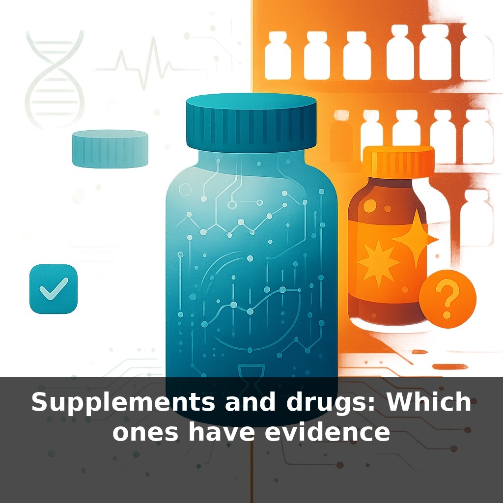 Supplements and drugs: Which ones have evidence