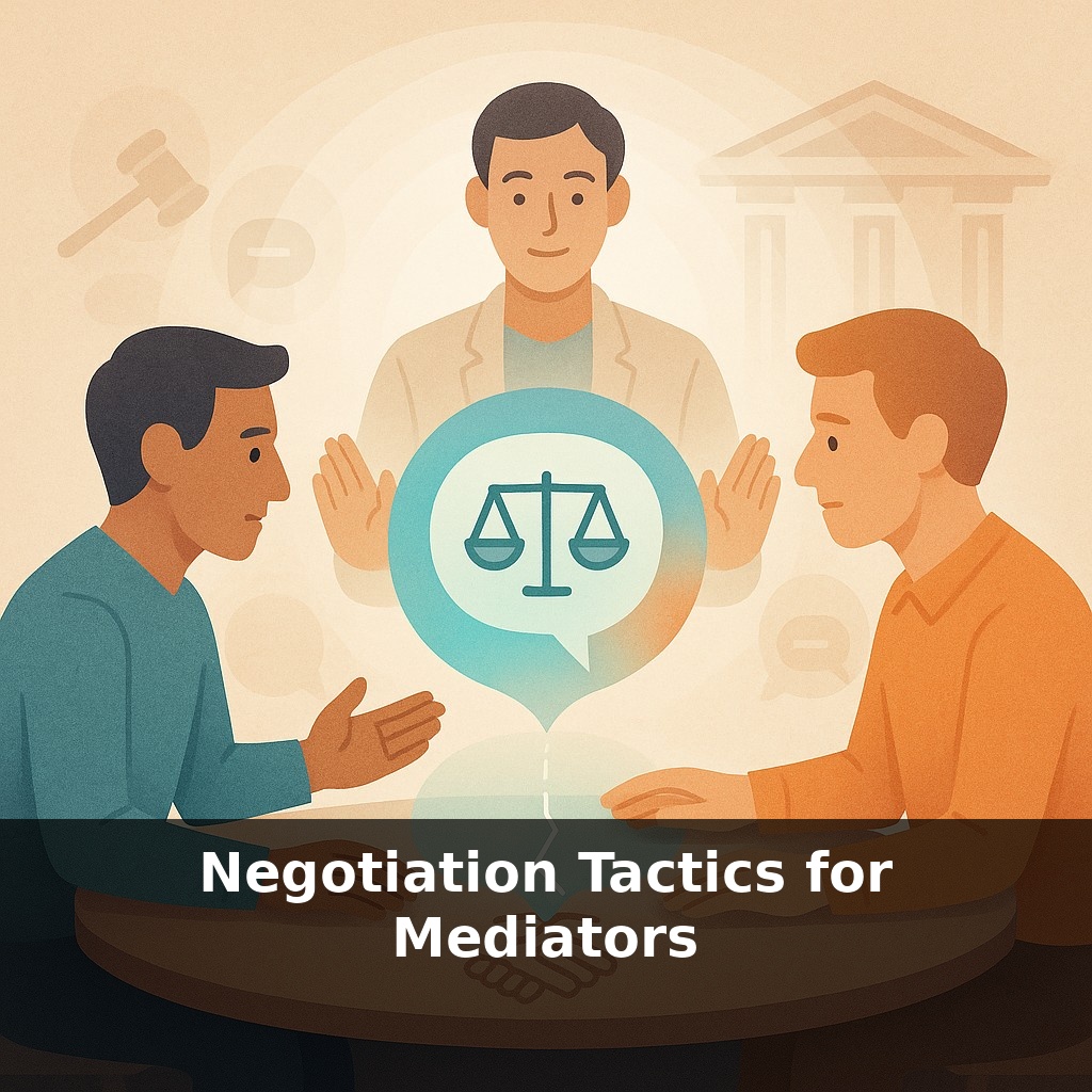 Negotiation Tactics for Mediators