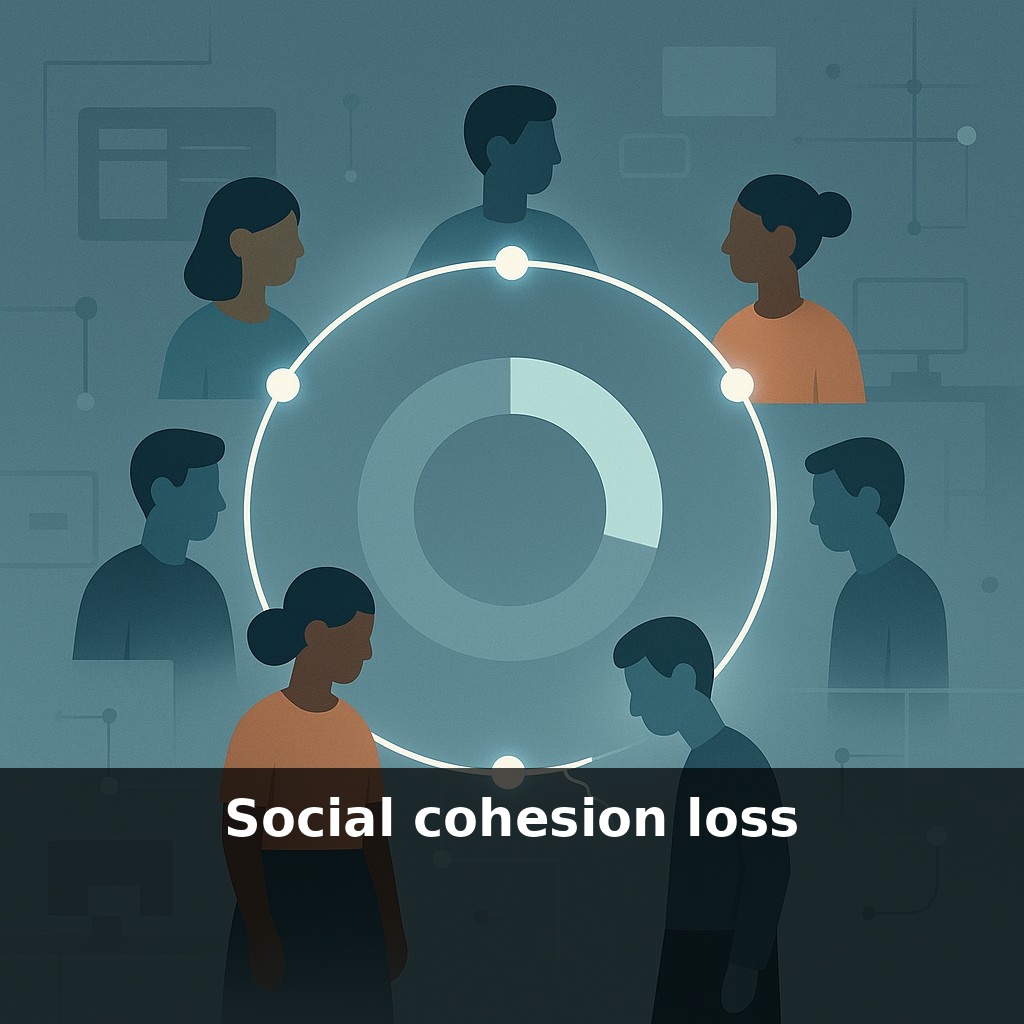 Social cohesion loss