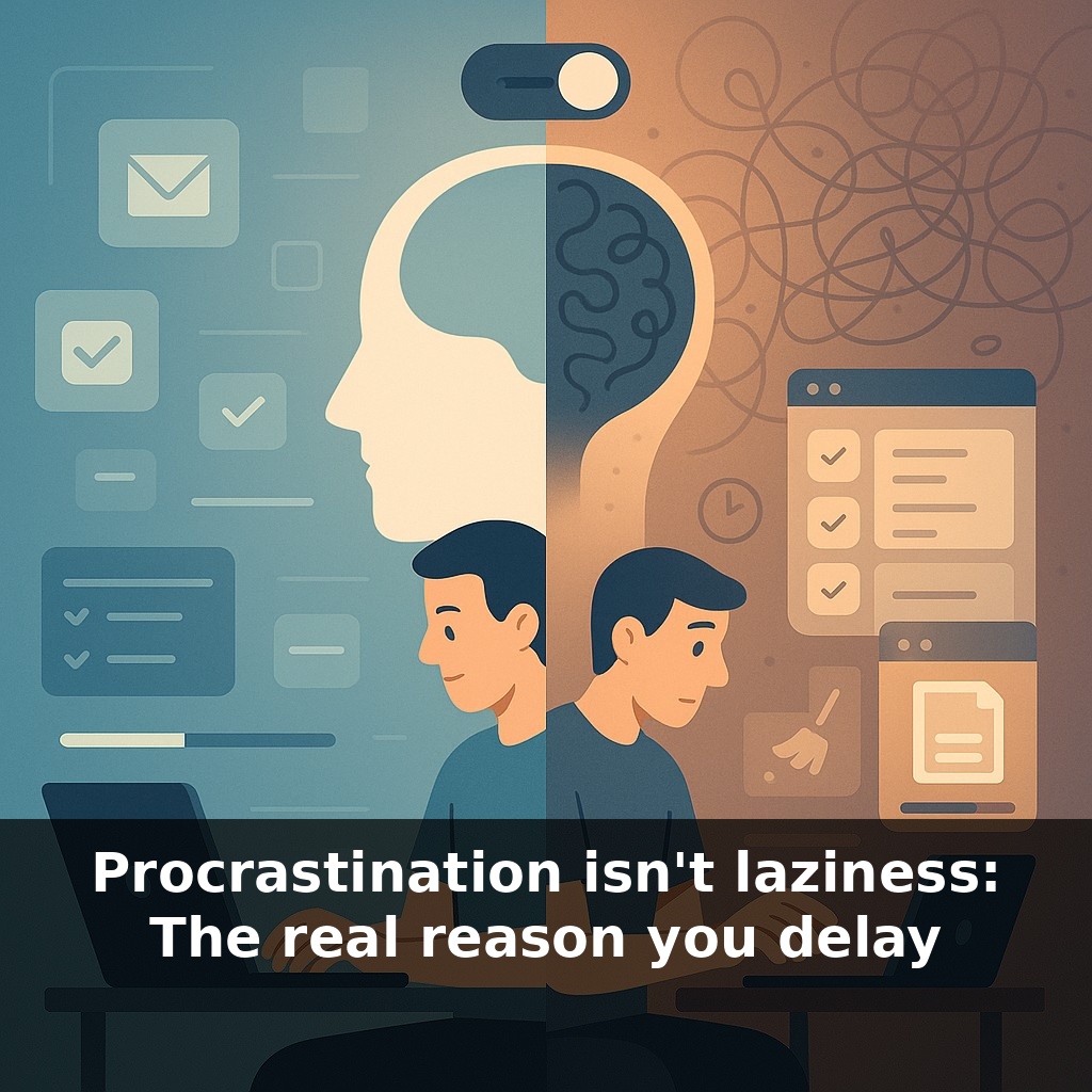 Procrastination isn't laziness: The real reason you delay