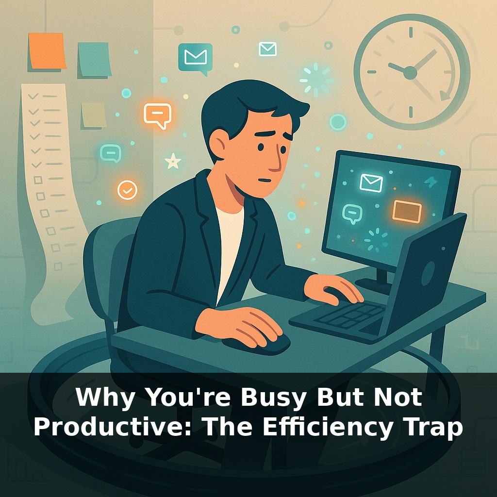 Why You're Busy But Not Productive: The Efficiency Trap