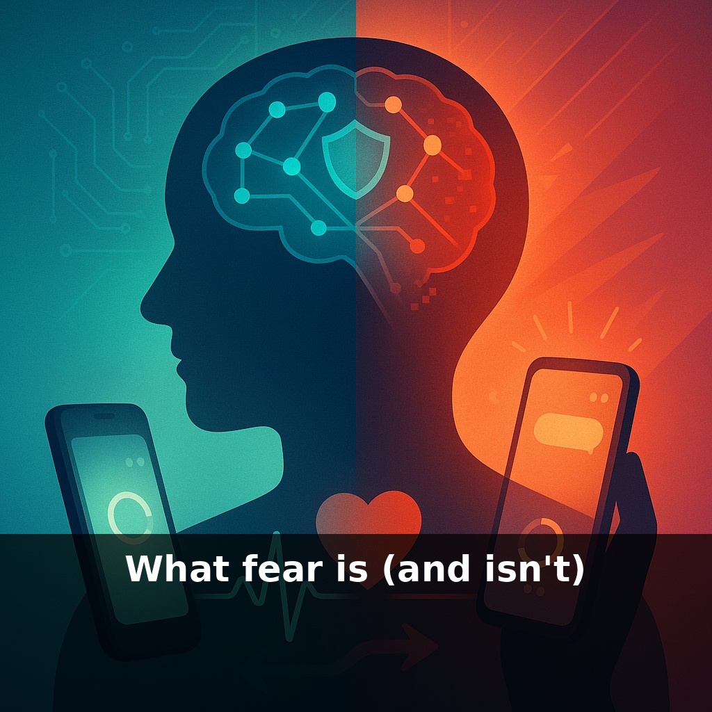 What fear is (and isn't)